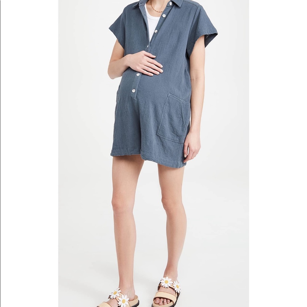 Hatch Lenora Maternity Romper Size 3
